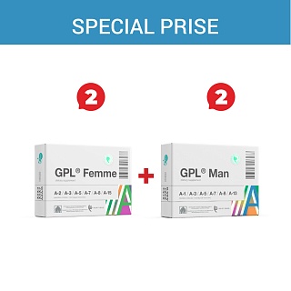 Special price «GPL® Femme + GPL® Man» Special price «GPL® Femme + GPL® Man»