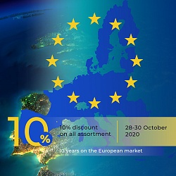 10 years of work in Europe!