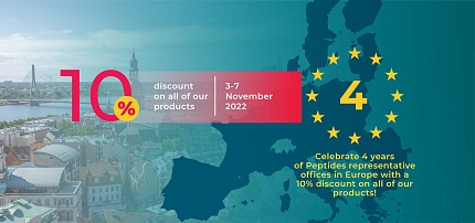 Celebrating together: Peptides Europe is 4 years old!